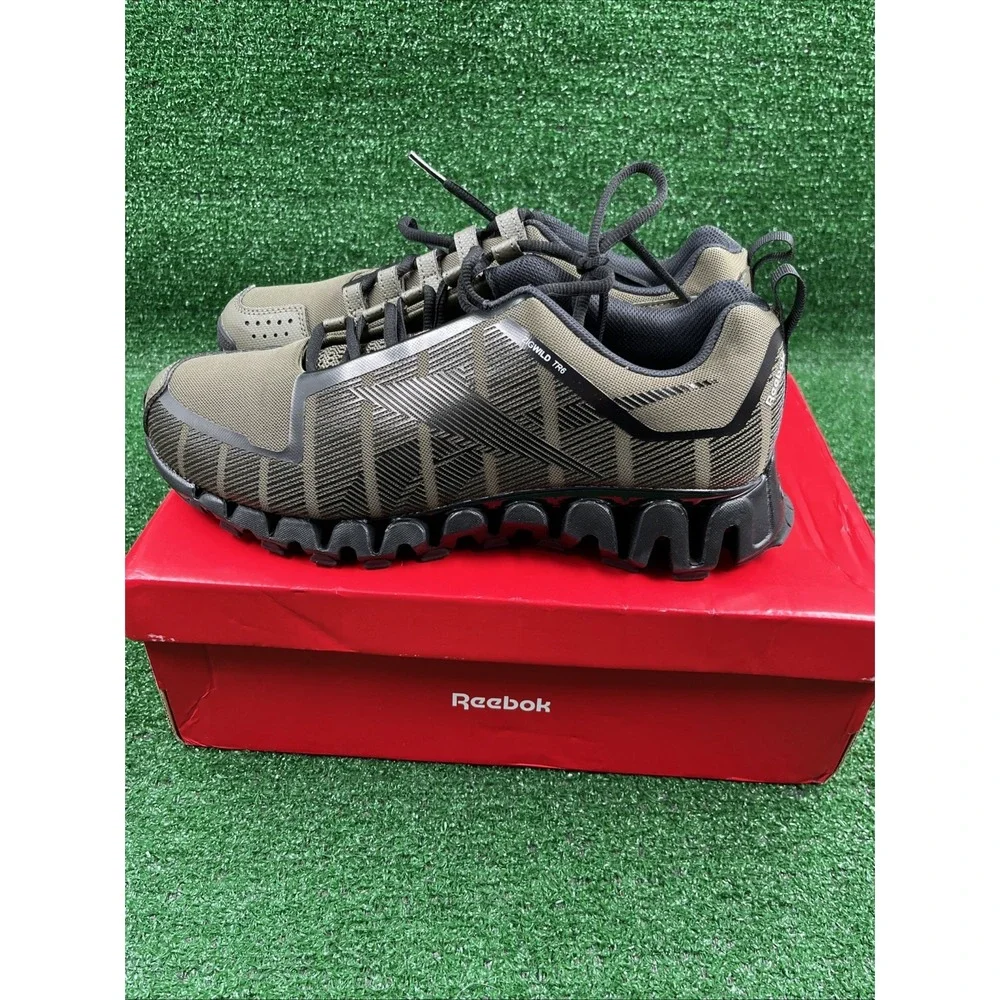 Reebok Zigwild TR 6 Trail Running Shoes Sneakers Army Green Black Mens 9 NIB